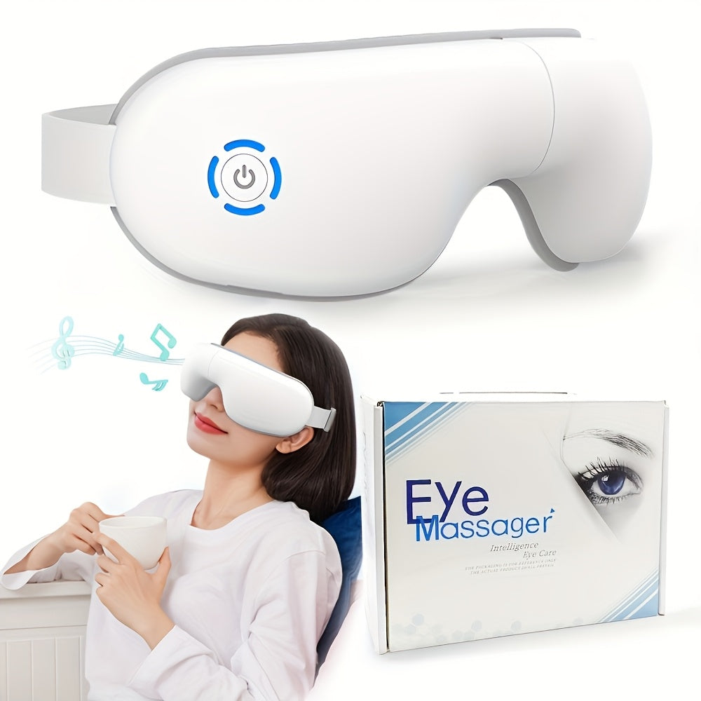 4D Portable Eye Vibration Device with Heat & Music