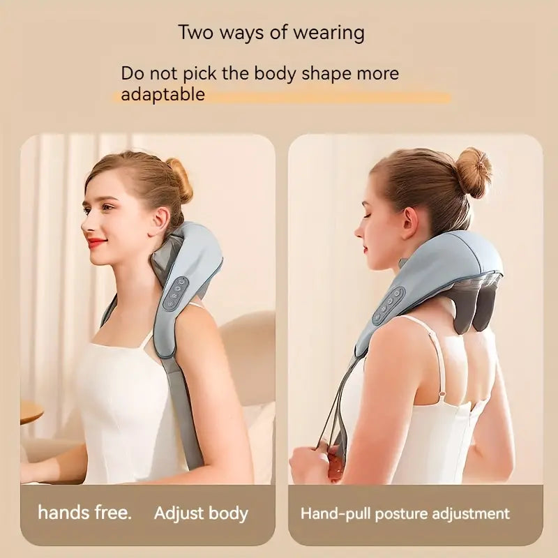 Rechargeable Shiatsu Neck Massager Pillow