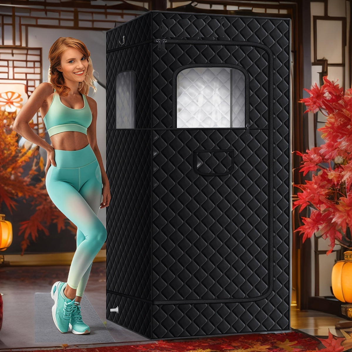 Portable Full-Body Sauna Tent for Indoor Detox
