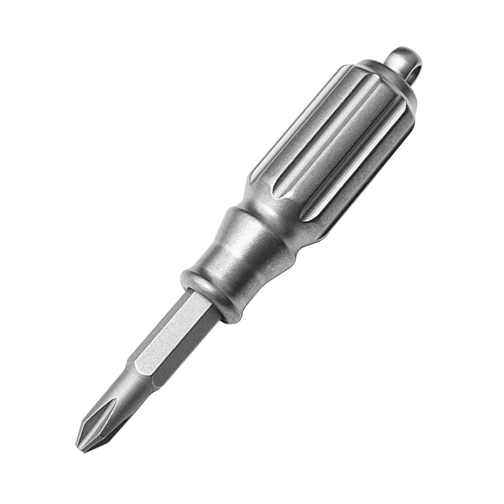 Titanium Mini Screwdriver for Men - Compact EDC Pocket Tool - Outdoor Survival Gear & Everyday Carry Multi-Tool