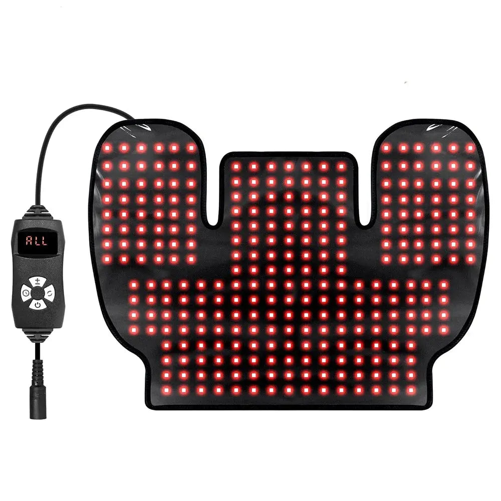Red Infrared Light Therapy Shoulder Wrap Black CAN