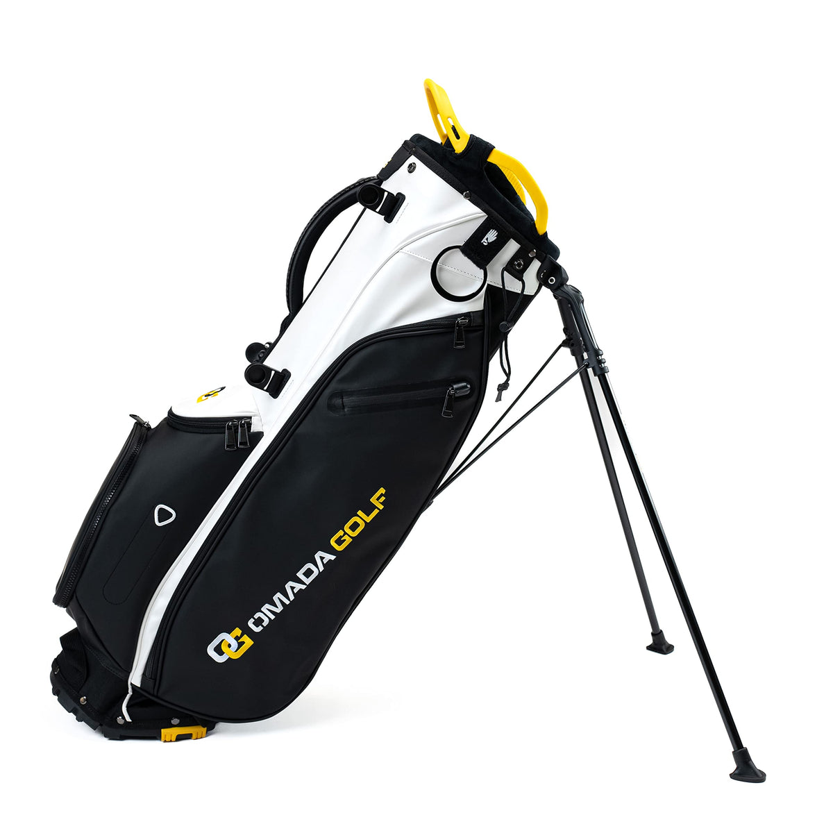 OMADA GOLF Kentri Midsize Golf Bag | Durable & Lightweight Golf Stand Bag | 4-Way Golf Club Divider | Golf Club Bags with Strap & Stand