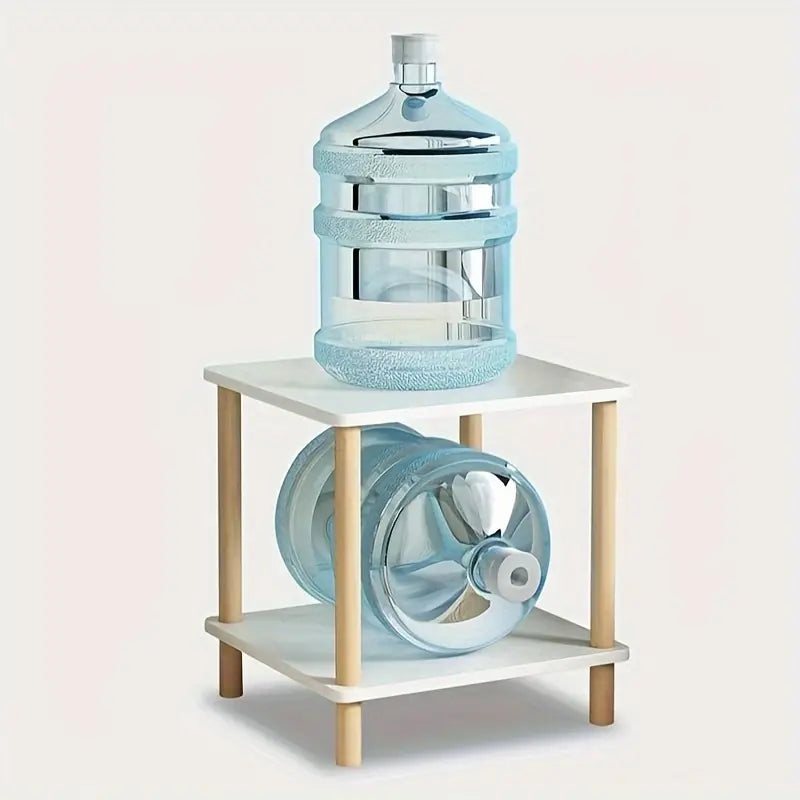 Sleek Wood-Based Panel and Hardwood Design Side Table