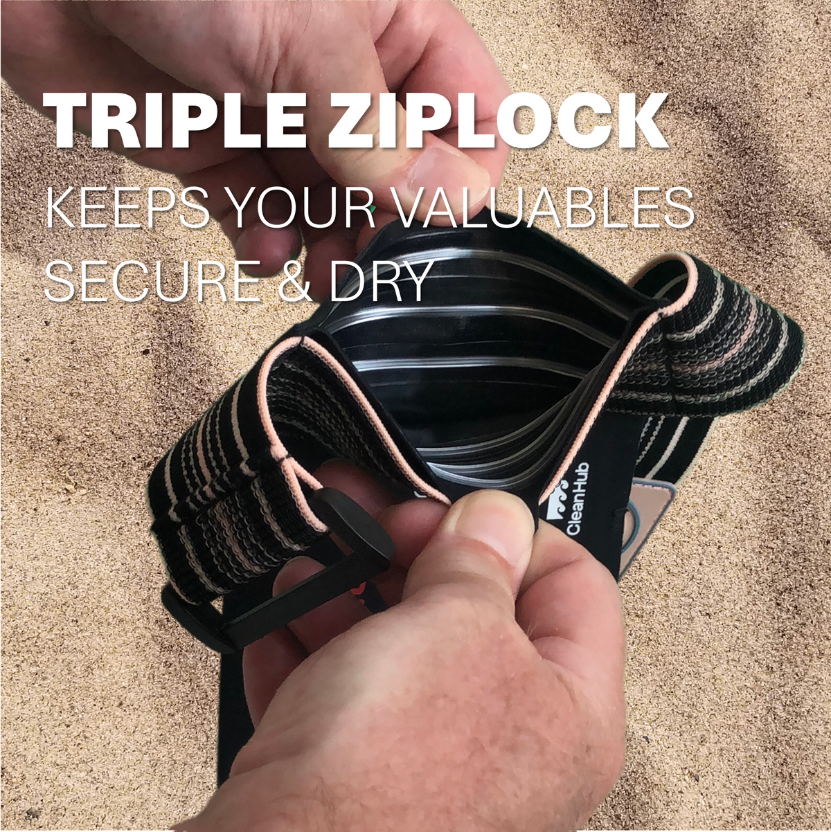 The Watertight Wristband Phone Pouch - Limited introductory offer: $9.95/unit (min 10 pcs) - stock ready now!